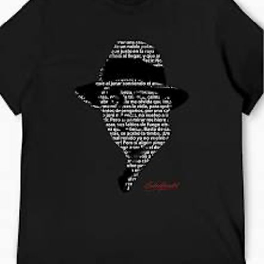 Camiseta Gardel. Negra.